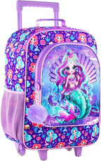 Kids Suitcase with Wheels for Girls and Boys, Rolling Carry on Luggage for Toddler Children