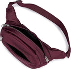 JanSport Fifth Avenue Fanny Pack Crossbody Bags for Women, Men - Stylish, Durable Waist Bag with Adjustable Belt, Main Zippered Pocket, Quick Stash Pocket - Travel Essentials - Black