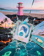 Full Face Snorkel Mask- Snorkeling Gear for Adults with Safe Dry Top Breathing System, Latest Foldable Panoramic View Snorkeling Mask for Men and Women, Anti Fog Anti Leak