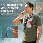 Running Vest with Water Bladder 1.5 Liter, Small Hydration Water Vest, Lightweight Hydration Pack Multi-Pocket 11x - for Hiking Race Trail Marathon for Women Men