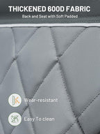 TIMBER RIDGE Double Camping Chair Portable Loveseat, Heavy Duty Folding Camp Couch 2 Person Director Chairs with Cup Holder for Outdoor Lawn Tailgates Picnic Sports Soccer Games Supports 600 lbs Grey