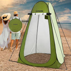 AOSION Privacy Shower Tent,Pop Up Changing Tent,Camp Bathroom Changing Dressing Room,Sun Sunshade Canopy Outdoor Rain Shelter for Camping Hiking Beach Picnic Fishing. (Green)
