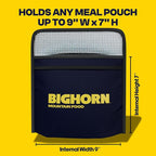 Bighorn Insulated Bag for Backpackers - Durable Small Insulated Pouch for Freeze Dried Backpacking Meals - Packs Flat, Lightweight, Aids Rehydration, Keeps Food Hot, 10 ¼” x 7 ½” x 3 ½”, 1.5oz