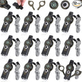 Arrowbash 12 Pack Emergency Survival Whistle 7-in-1 Compass Hiking Survival Safety Whistle with Lanyard Outdoor Multifunctional Tool Ideal for Hiking Camping Rescue Signaling