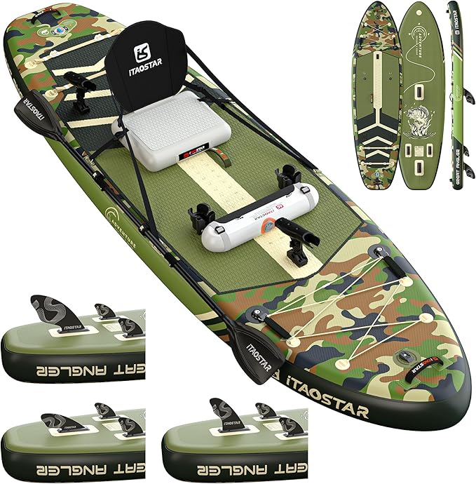 Adventure 12’×35"/39" Extra Wide Paddle Board, One-Stop Premium SUP Board Accessories, Tailored 5 Fins, Stable Inflatable Stand Up Paddle Boards for Youth/Adults of All Skill Levels