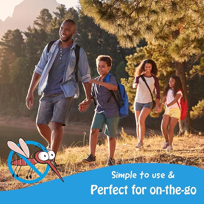 Moskinto Travel Pack & Moskito Care Insect Bug Spray Bundle, The Original Itch-Relief Bug Bite Patch & Extreme Outdoor Mosquito Bug Spray, Safe for Kids, 24 Patches, Pack of 2