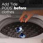 Tide PODS laundry detergent pacs, 3-in-1 Stain Remover, Odor Fighter, Color Protector, 112 Count, HE compatible, Original Scent