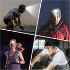 EverBrite Rechargeable Headlamp - 350 Lumens Headlight with Red/Green Light and Tail Light, 7 Lighting Modes with Memory Function, Perfect for Trail Running, Camping and Hiking