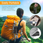 LETMY 4 Pack Camping Lanterns for Power Outages - Dimmable & 3 Color Modes, Battery Powered Lantern, Collapsible, Water Resistant Lantern Flashlight for Emergency, Hurricane, Storms, Outdoor Survival