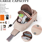 Sling Bag Crossbody Bags for Women Small Cross Body Bag Fanny Packs Chest Sling Purse for Daily Travel Leisure Sport