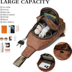 Sling Bag Crossbody Bags for Women Small Cross Body Bag Fanny Packs Chest Sling Purse for Daily Travel Leisure Sport