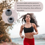 Earbud Replacement Tips Silicone Earbud Tips Ear Tips Fit Most in-Ear Earbuds(Inner Hole 3.8mm -5.1mm) Headphone Earbud Rubber Tips Eartips 9 Pairs S M L
