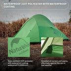 Naturehike Cloud-Up Tent Lightweight Backpacking Tent with Footprint - Free Standing Ultralight Camping Hiking Backpack Tents
