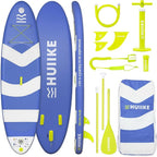 Inflatable Paddle Board for Adults with Accessories Included, Oar, Fins, Pump. Stand Up Paddleboard Great Stability and Resistance. 10’ x 33" x 5.9", Maximum Load 286 lb