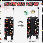 Rosamo Kid’s Luggage Set 6 Piece Suitcase Set 16’’ Hardside Luggage with Spinner Wheels Girls Boys Carry on Luggage Travel Rolling Luggage Airline Approved