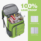 Maelstrom Cooler Backpack - 35/50 Can Insulated Soft Cooler Lunch Bag for Camping, Beach, Hiking & Shopping
