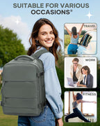 Large Travel Backpack for Women Airline Approved Carry on Backpack for Airplanes Mochila De Viaje Spirit Airlines Personal Item Bag 18x14x8 Personal Item Travel Bag Backpack for Traveling on Airplane