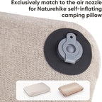 Naturehike Camping Pillow Protectors Cover Case, 20×14in, Soft Touch, Skin-Friendly, Removable, Machine Washable, Fade Resistant, Durable (Beige)