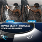 Rechargeable Headlamp 6 PCS, 230°Beam Headlamp for Adults, 6 Mode Camping & Spotlight, Motion Sensor, Lightweight Headlights Flashlight