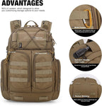 Mardingtop 40L Molle Tactical Backpack,Military backpack for Men, Cordura Backpack for Hiking,Camping,Hunting