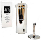 KERAM south indian coffee drip maker-permanent/reusable phin filter for 3-4 serving cup 6.6 Oz(200 ml) made of steel ss304 food grade camping/travelling small decoction dripper maker