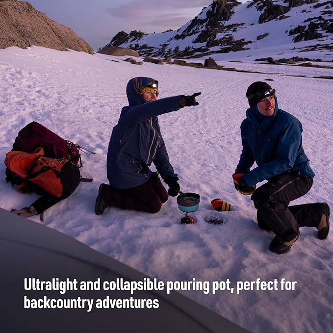 Sea to Summit Frontier Ultralight Collapsible 1-Liter Pot for Backpacking and Camping