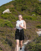 Running Vest for Women Men, USA Original Patent, Adjustable Chest Straps Running Hydration Vest with 500ml Soft Flask, Lightweight Reflective Hydration Backpack for Marathon