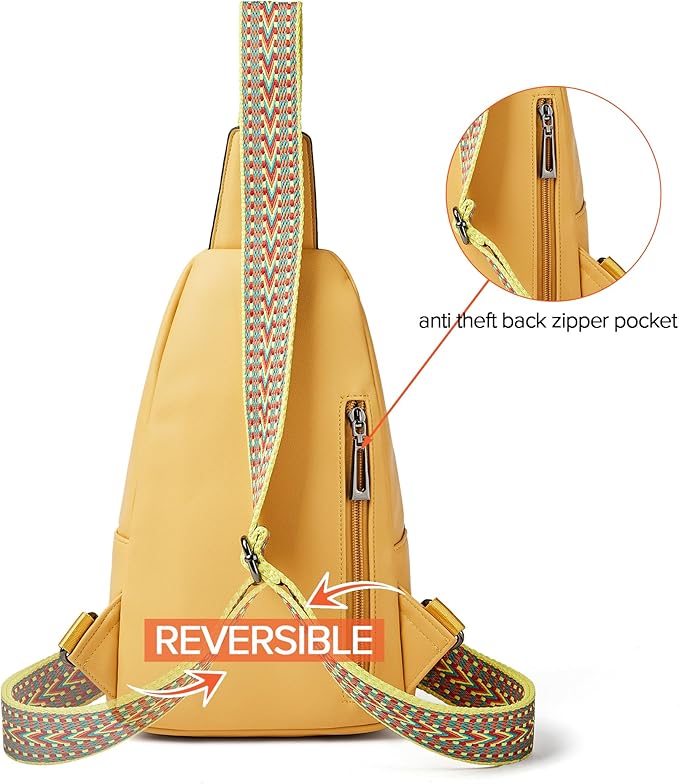 Sling Bag Crossbody Bags for Women Small Cross Body Bag Fanny Packs Chest Sling Purse for Daily Travel Leisure Sport