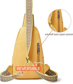 Sling Bag Crossbody Bags for Women Small Cross Body Bag Fanny Packs Chest Sling Purse for Daily Travel Leisure Sport