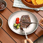 Titanium Flatware Knife Fork Spoon Set Camping Utensils Carrying Bag Cutlery