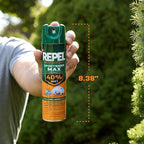 Repel Insect Repellent Sportsman Max Formula (2 Count), Repel Mosquitoes Ticks and Gnats, Long-Lasting Protection, 40% DEET (Aerosol Spray) 6.5 fl Ounce