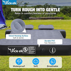 Truck Bed Mattress 5.5-5.8ft: Inflatable Full Size Truck Bed Air Mattress with Wireless Rechargeable Pump, Pickup Mattress with Carry Bag (Grey)