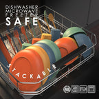 Wheat Straw Dinnerware Sets For 4 - Camping Plates Cups And Bowls Set - Dishwasher Microwave Safe Dishes - Alternate To Plastic Dinnerware Set - Wheat Straw Plates And Bowls Sets - RV Dishes