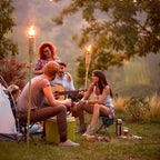 REDCAMP Folding Camping Chair for Spectator Portable, Lightweight 3 Legged Tripod Camping Stools for Adults Fishing Backpacking Hunting, 17 Inch Tall, Black