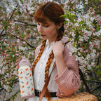 BOTTLE BOTTLE 32oz Insulated Water Bottle Stainless Steel Sport Water Bottle with Straw Dual-use Lid Design for Gym with Pill Box