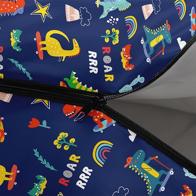 Sleeping Bags for Adults Youth Kids,3D Printing Camping Sleeping Bag for Girls Boys Lightweight Waterproof Cold/Warm Weather Sleeping Bag for 3 Seasons