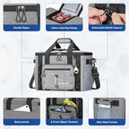 Maelstrom Soft Sided Cooler Bag, 30/40 Can Collapsible Insulated Ice Chest, Large Leakproof Camping & Travel Cooler for Kayaking & Beach