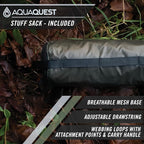 AquaQuest Defender Tarp – Heavy-Duty Waterproof (20,000 mm) Seam-Taped Rain Fly for Camping, Bushcraft & Survival