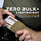 EVERLIT Mini 4 x 6 Inch Emergency Bandage Compression Trauma Pressure Wound Dressing Sterile Vacuum-Sealed for Bleeding Control, Gun Shot, Medical Kit, First Aid IFAK (10)