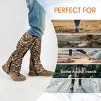 Waterproof Adjustable Leg Gaiters for Men and Women Snow Boot Gaiters for Hiking in Hunting Sand and Mud Mountain Climbing or Snowshoeing