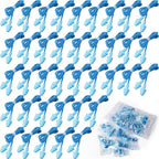 Tondiamo 200 Pairs Ear Plugs Reusable Silicone Earplugs with Cord Sleeping Individually Wrapped Hearing Protection Noise Cancelling Earplugs for Work Construction Shooting Sports(Fresh)