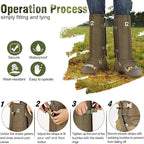 Snake Guard Chaps Snake Gaiters Snake Bite Protection Waterproof for Lower Legs Snake Bite Prevention Snake Guards with Adjustable Size for Preventing Thorns/Branches/Sharp Objects