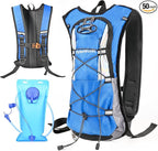 Hydration Backpack wtih 2L Water Bladder, Hiking Water Backpack, Water Bladder Backpack for Running and Biking (Men & Women) - BPA-Free, Breathable Mesh, 16L Storage, 2025 Upgrade