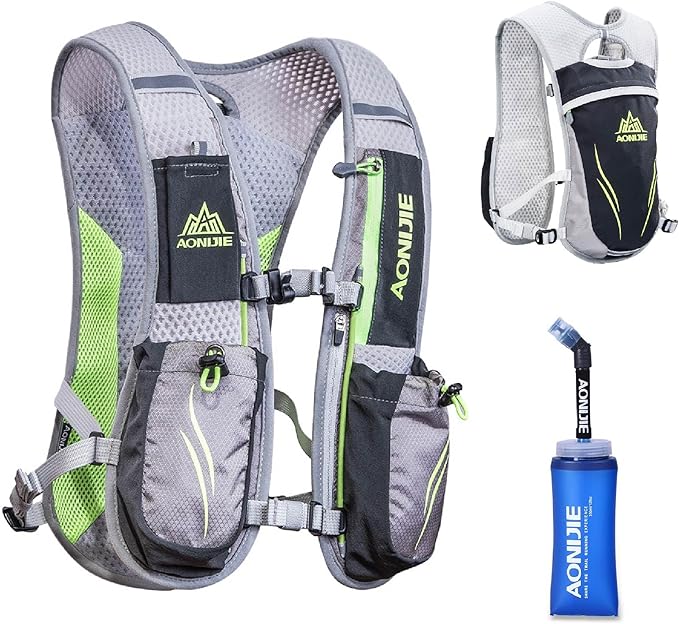 YAPJEB Hydration Vest - 5L Running Water Backpack for Trail, Marathon, Cycling, Hiking - Outdoors Pack