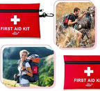 152 Piece Small First Aid Kit, Travel Size First Aid Kit TSA Approved, Mini Forst aid kit for Home, Car, Travel, Camping, Truck, Sports, Office, Hiking Med Kit for Backpack;