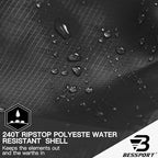 Bessport Mummy Sleeping Bag | 15-45 ℉ Extreme 3-4 Season Sleeping Bag for Adults Cold Weather– Warm and Washable, for Hiking Traveling & Outdoor Activities