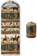 QOOMO Animals Camping Sleeping Bags,3 Season Warm & Cool Weather,Lightweight,Waterproof Sleeping Bags for Adults & Kids,Traveling,and Outdoors,Camping Gear Equipment