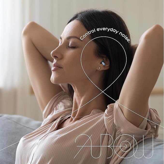 Soft Ear Plugs for Sleeping Noise Reduction, Made of Silicone, Suitable for Sleeping & Swimming, Soft Reusable Earplugs for Noise Reduction, Adjustable Size for Concerts & Snoring (3 Pairs)