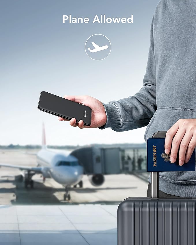 charmast Portable Charger, Slim Battery Pack 26800mAh, 15W Fast Charging Thin Power Bank, Travel Essentials Compatible with iPhone 16/16 Pro/16 Pro Max, iPhone15/14/13/12 Series, iPad, Samsung etc