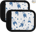 Rockets Blue Luggage Handle Wrap for Suitcase Luggage Tags Handle Covers Identifiers Soft Decorations Travel Accessories 2 Pack